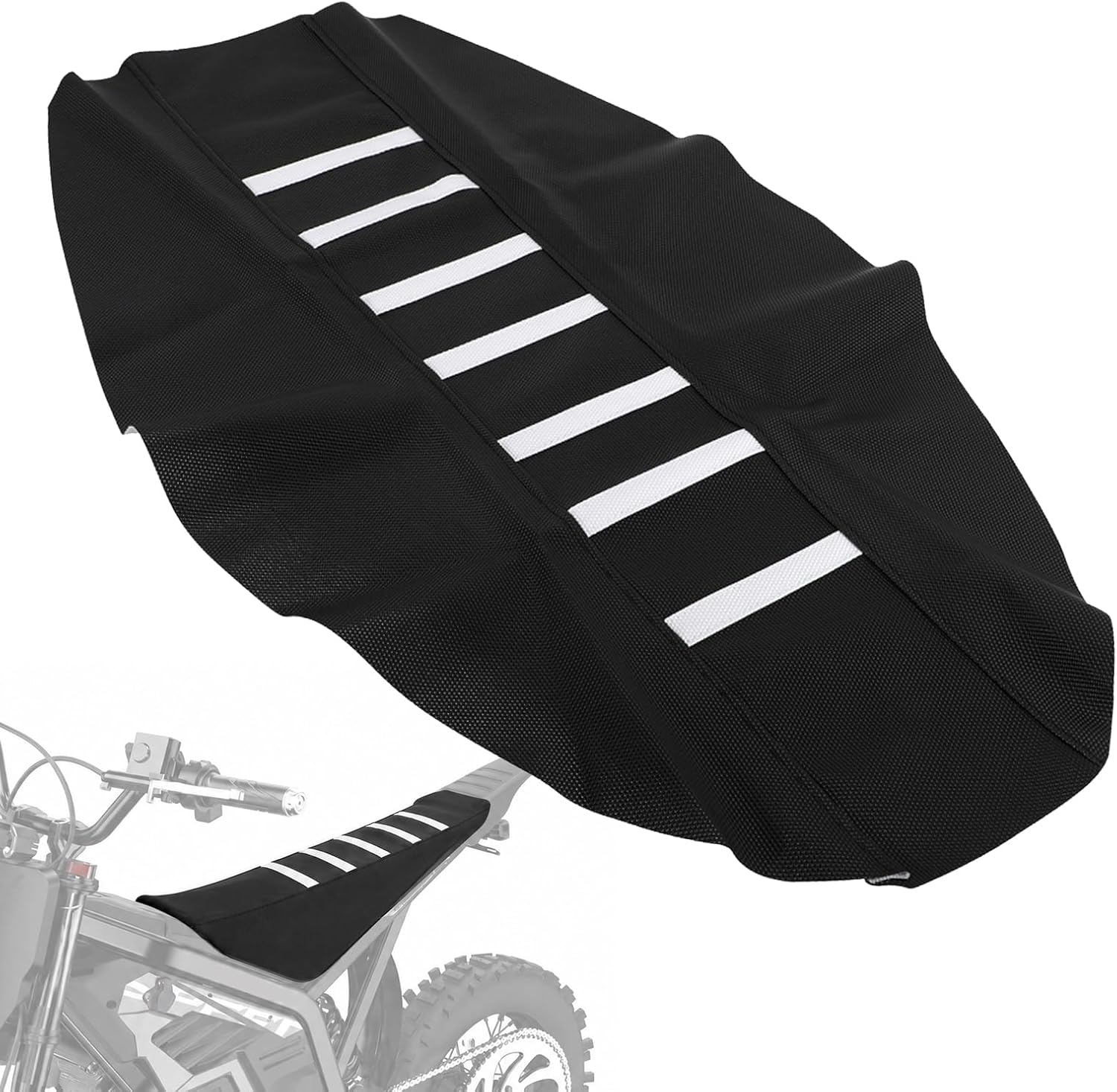 JFG RACING Seat Cover for Eskute Nova Mini/X,Non-Slip PVC Ebike Seat Guard | PVC material protects the seat from rain. Textured surface stops riders from sliding. Fits Eskute Nova Mini and Nova X