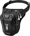 ISEYOU Thigh Bag for Women Men, Motorcycle Leg Bag with Leg Strap, Expandable Storage Multifunctional Gear Bags for Racing Bike Cycling Horse Riding Hiking Camping Fishing Travel Outdoor