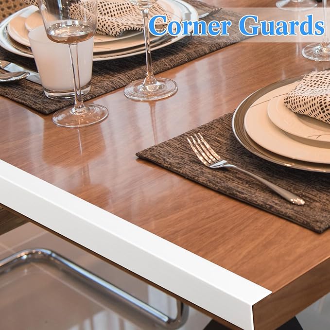 Sasylvia 10 Pcs Wall Corner Protector Guards, 2-3/8 x 48 Inches Self Adhesive - Image 4
