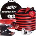 TOPDC 1 Gauge 25 Feet Jumper Cables by TOPDC