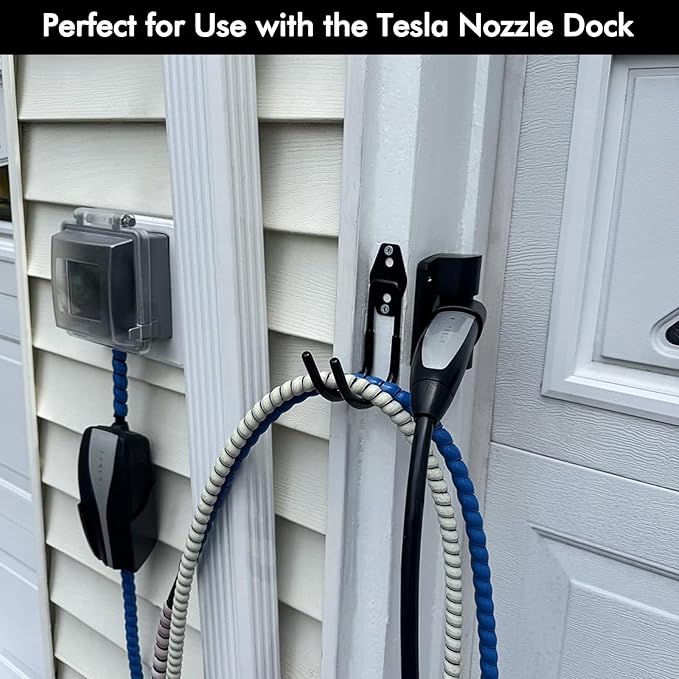 Tesla Charger Holder Wall Mount EV Charger Holder, Tesla Charging Cable - Image 3