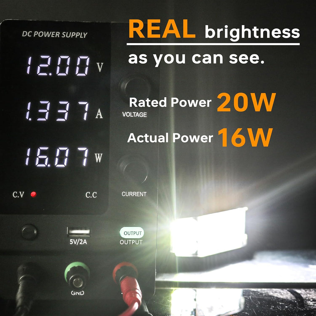3 inch led pods, 2pcs 40w 12v flood on a desk or shelf