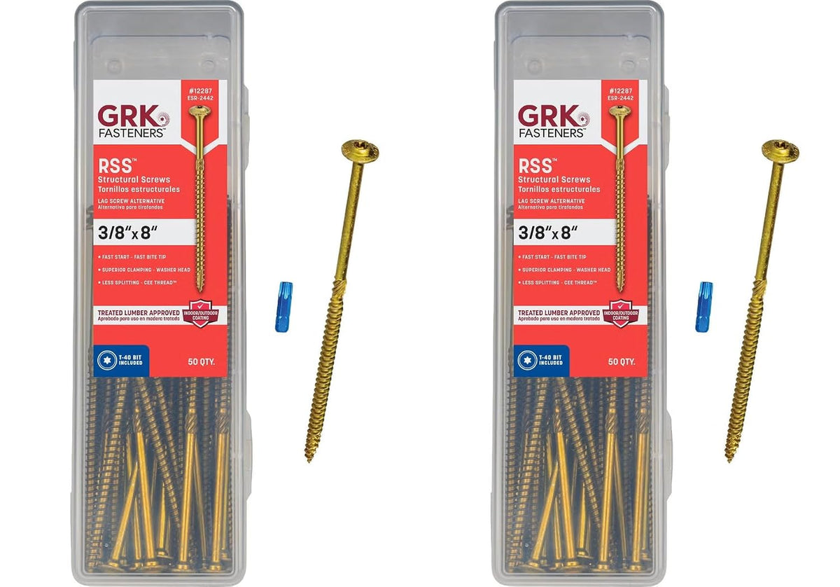 grk 12287 3/8x8 star drive washer head climatek, main product view