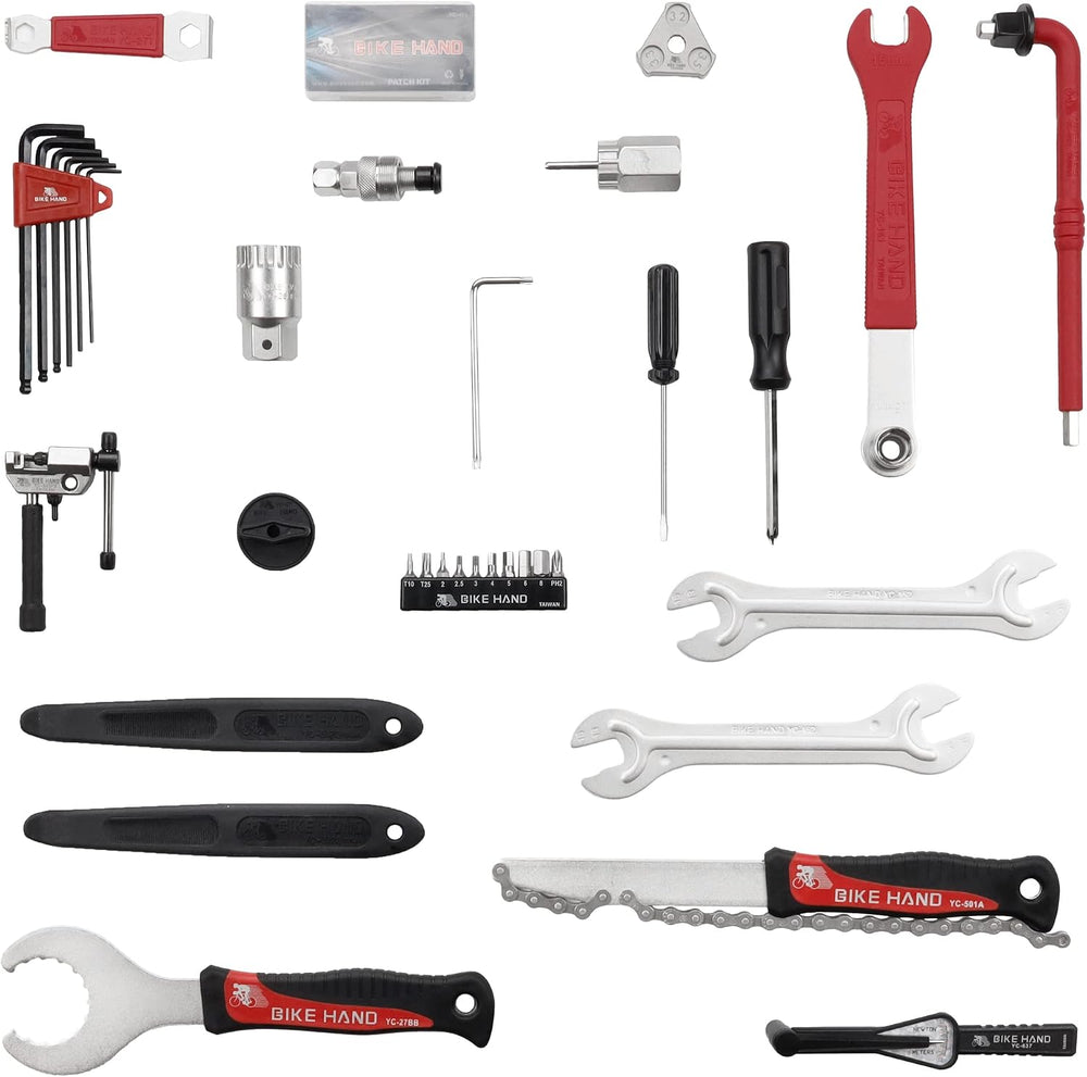 BIKEHAND 18 Piece Bike Bicycle Repair Tool Kit Set - Great Bike Maintenance T...