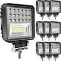 led pod lights 4.5in 126w tractor work lights, main product view