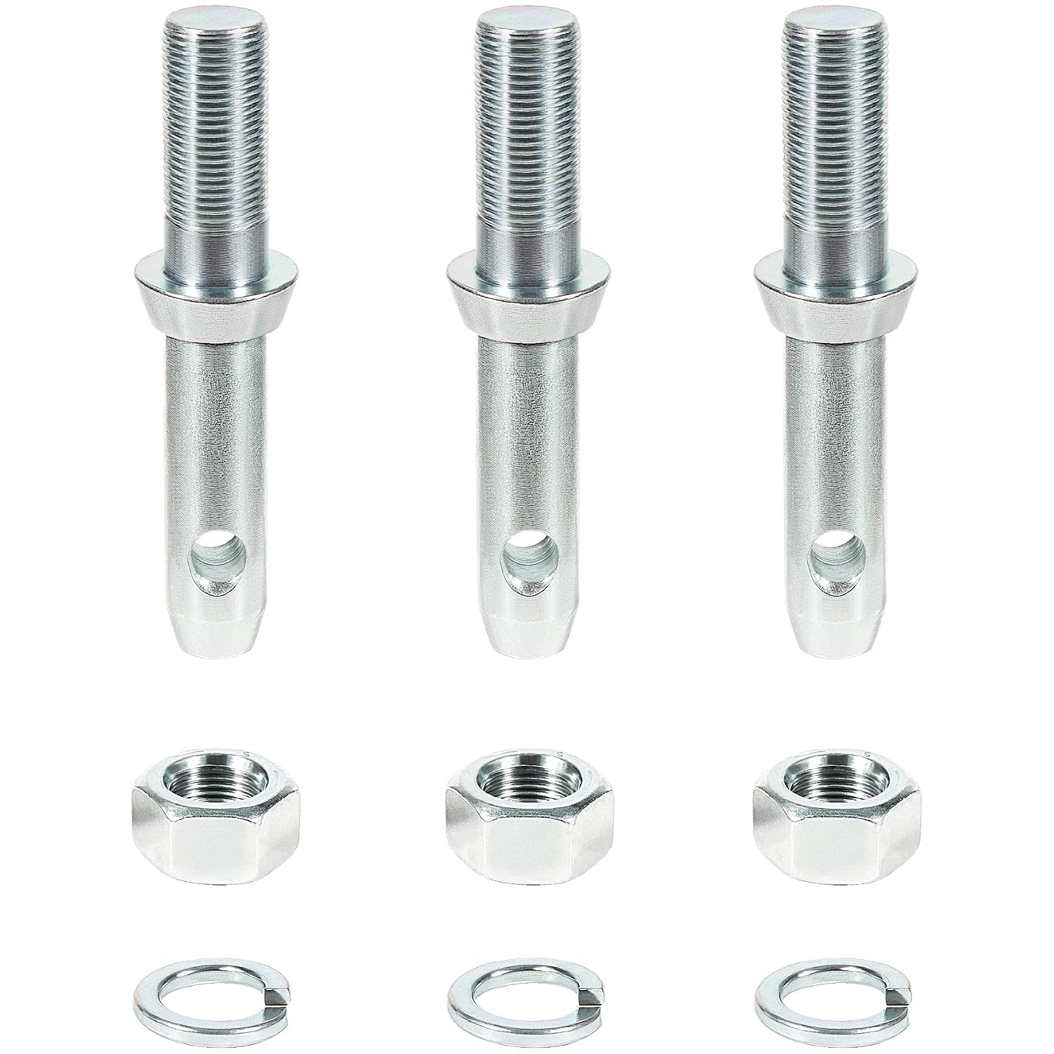 S07020800 Cat 1 Draw Pin Hitch Accessories for Tractors, 5-1/2-Inch, 3 Pack, Universal for Category 1 Quick Hitch