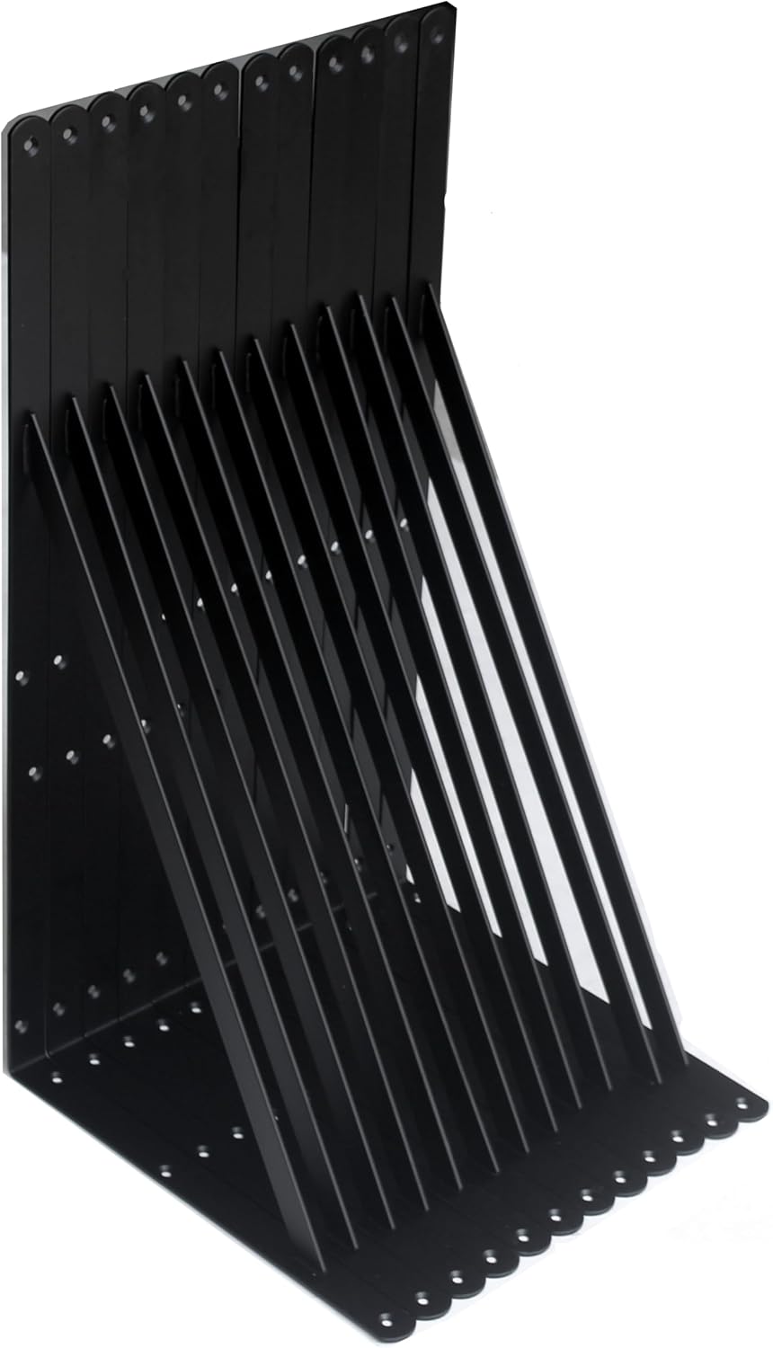 l24 x h 12" black heavy duty shelf, main product view