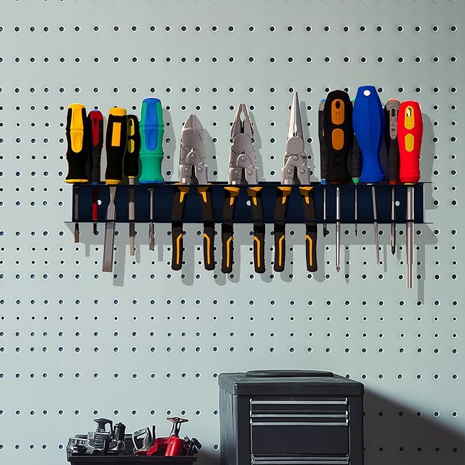 Screwdriver Organizer, Pliers Rack, Heavy Duty Wall Mounted Tool Storage Rack - Image 4