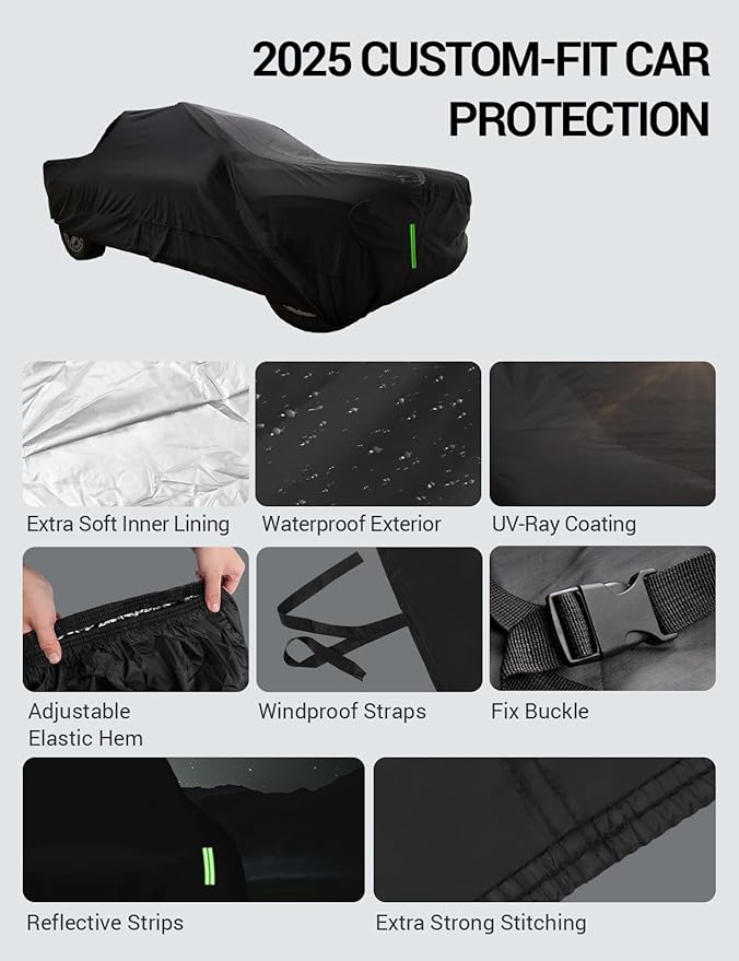 Proadsy 2025 Upgrade Car Cover Custom Fit - Image 8
