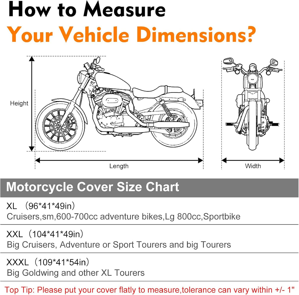 indoor motorcycle cover xl, stretch fabric, 96 x, close-up detail