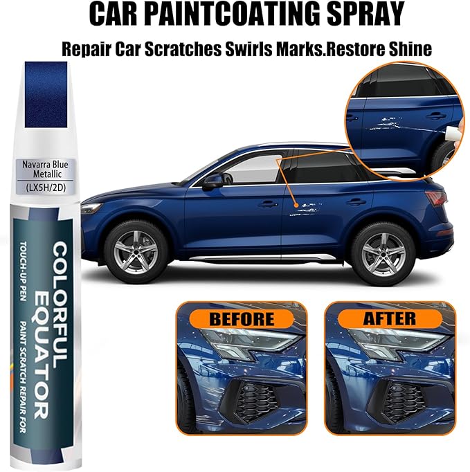 Navarra Blue Metallic Touch Up Paint Compatible - Image 3