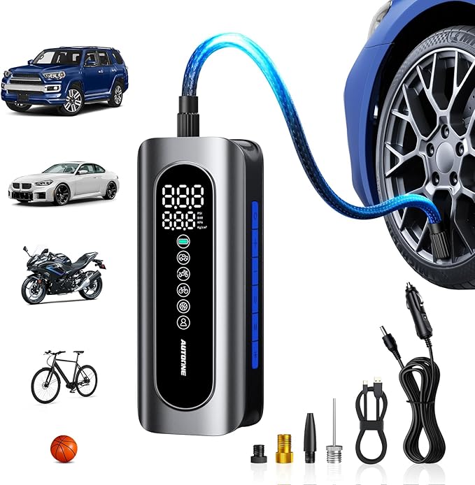 AUTOONE Tire Inflator Portable Air Compressor by AUTOONE