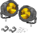 3.5" round amber led fog lights 50w combo, main product view