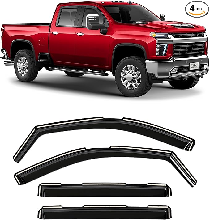 Voron Glass in-Channel Extra Durable Rain Guards by VoronGlass-highqualityautoaccessories