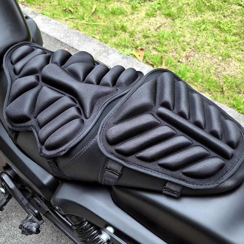 Motorcycle Seat Cover for Honda NT1100 DCT Electronic Suspension/NT700V ABS/Deauville/NT700VA Deauville, Breathable 3D Mesh Cooling Seat Cushion Cover, Anti-Slip Elastic Motorcycle Seat Protector