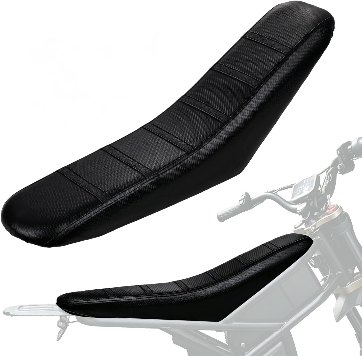 CHANGCHENG Electric Dirt Bike Seat Cover,Highly Elastic Leather Waterproof Seat Cushion Cover for Ebike GT73/GT73 Pro