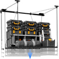 fleximounts overhead garage storage rack, 4x4 ft heavy-duty, main product view