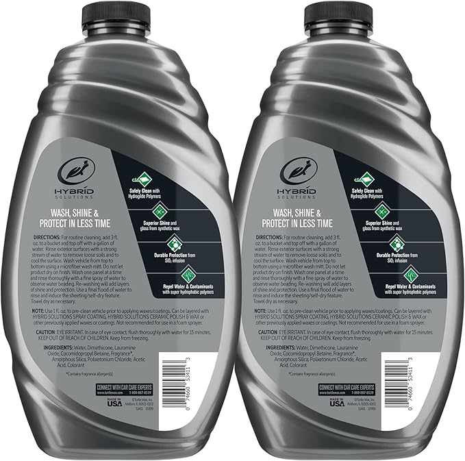 Turtle Wax 53888 Hybrid Solutions Ceramic Wash and Wax, Easy Clean Ceramic - Image 2