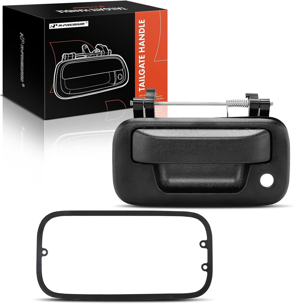 A-Premium Tailgate Handle Liftgate Latch Handle with Keyhole Compatible with Ford F150 2004-2014, F250 F350 F450 F550 Super Duty & Lincoln Mark LT 2006-2008, Replace# 4L3Z-9943400-AAA, 8L3Z-9943400-AA