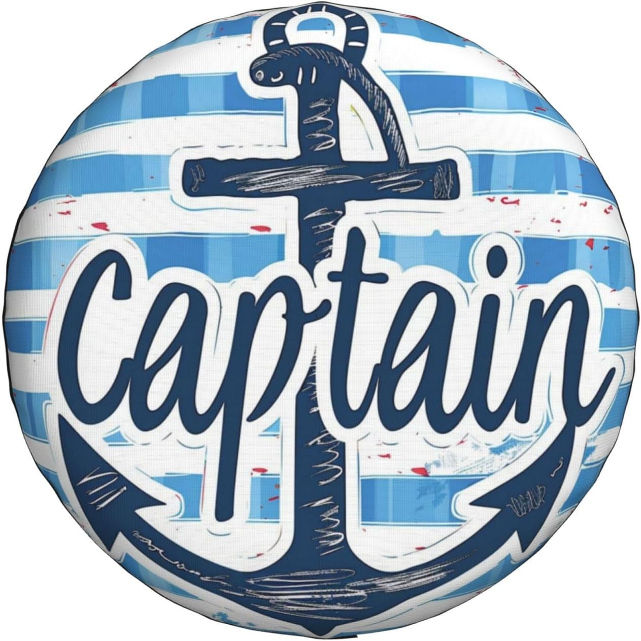 chor Nautical Art 15 inch Spare Tire Cover Waterproof Weatherproof UV Protection Heavy Duty Wheel Covers for RV Camper Travel Trailer SUV Truck Motorhome 4x4 Offroad Custom Elastic Fit Car Accessories