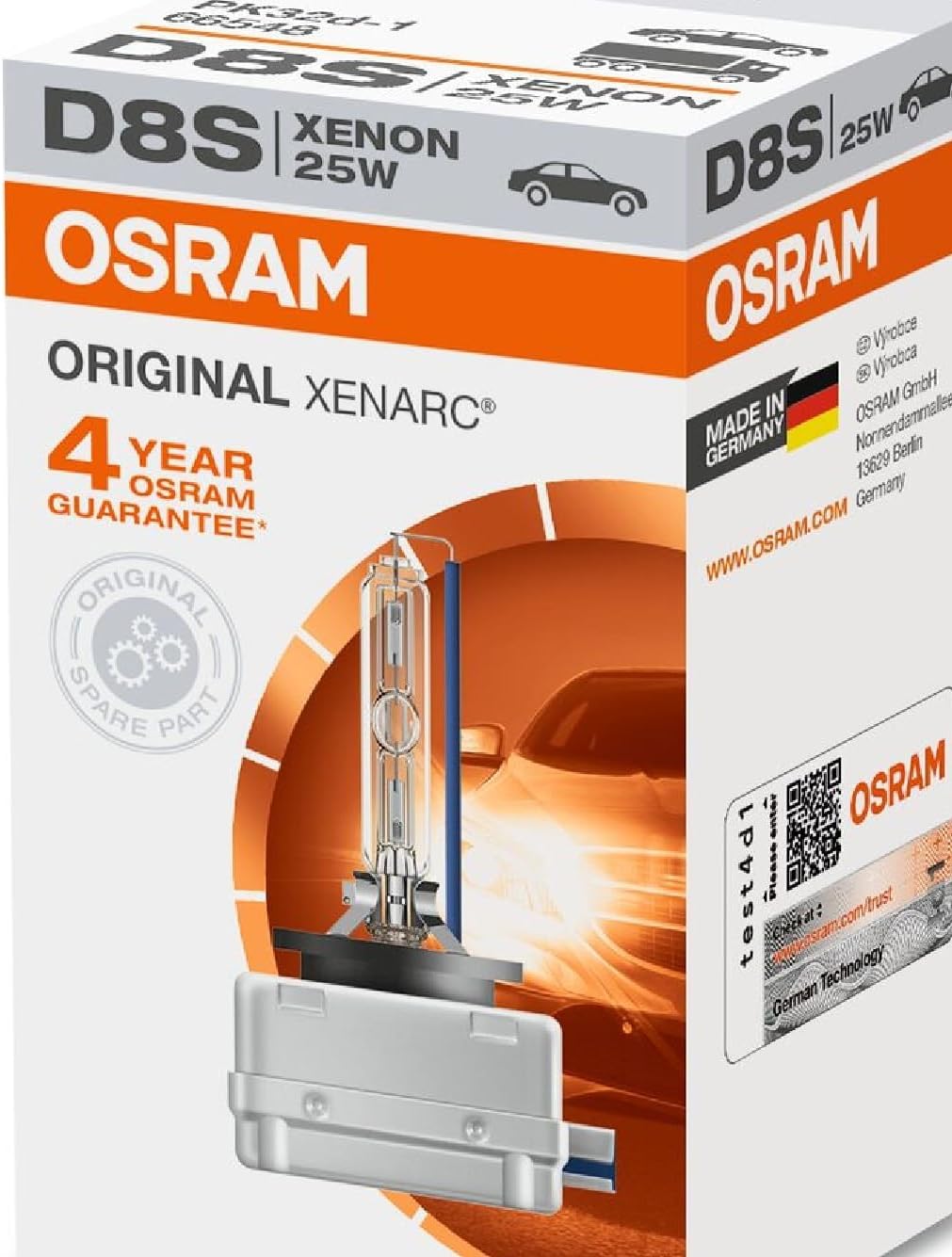 Osram 66548 D8S Xenon 25W XENARC