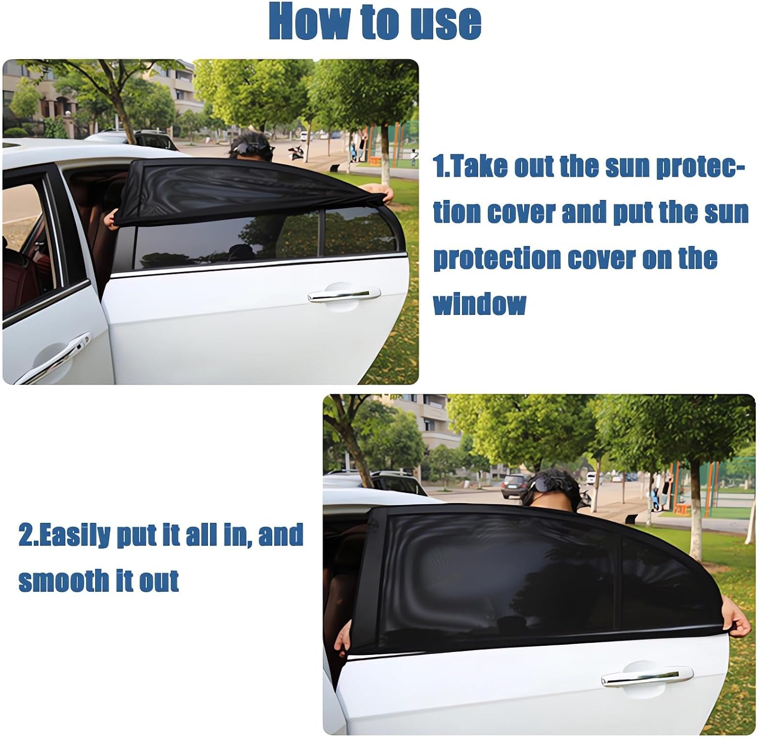 4 Pcs Custom Window Bug Screens for Toyota Prius 2010-2015, Auto Side Mosquito Net Sunshade Camping Privacy Shield Black Breathable Mesh