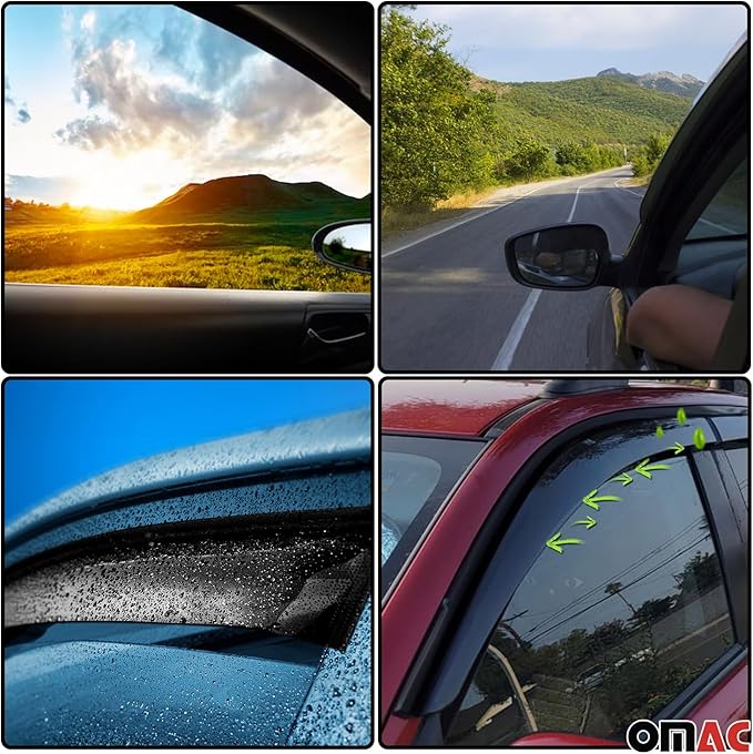 OMAC Window Visor Vent Rain Deflector - Image 5