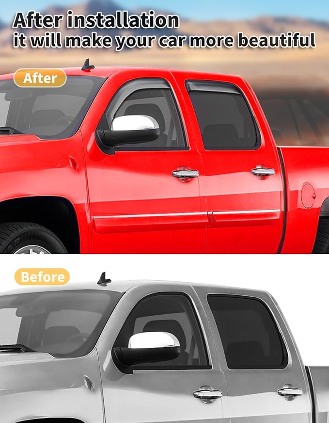 in-Channel Window Rain Guards Fit - Image 5