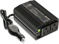 BESTEK 300W Power Inverter DC 12V to 110V AC, Durable Aluminum Housing Car by BESTEK
