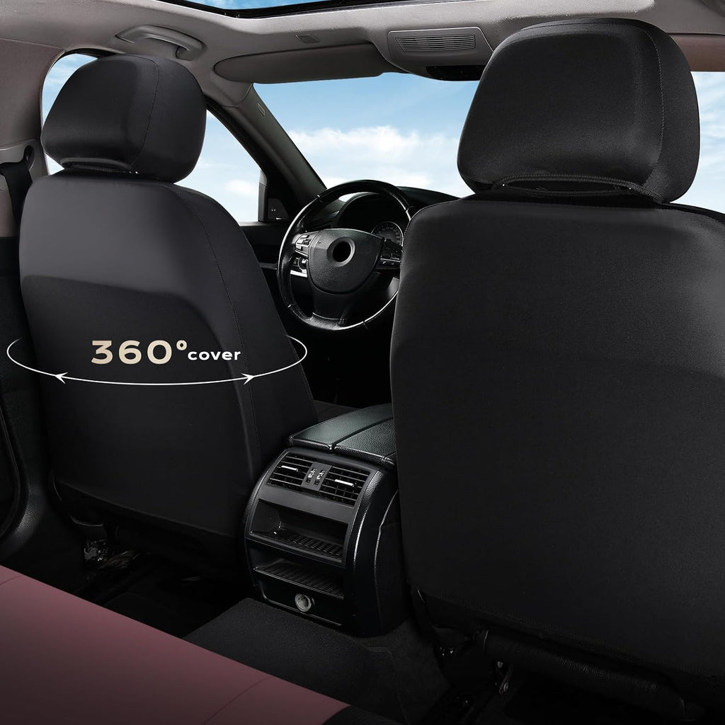 coverado automotive seat covers full set, luxury car on a desk or shelf