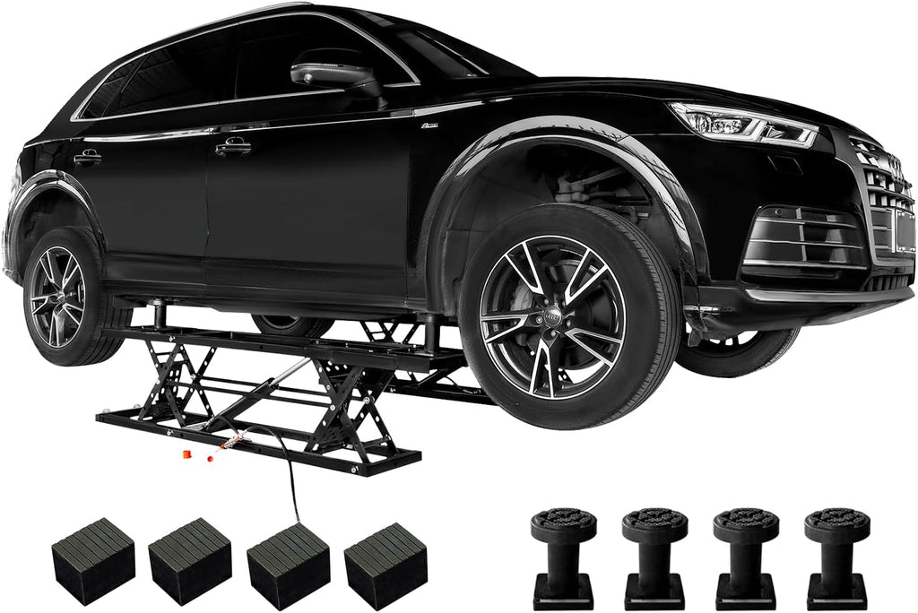 Albott 7000 LBS Portable Car Lift, Heavy Duty Quick Jack