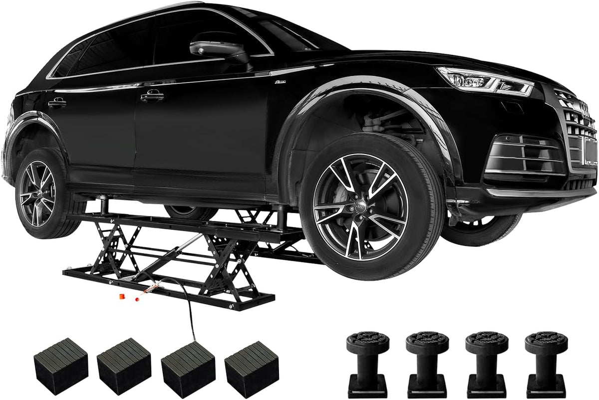 Albott 7000 LBS Portable Car Lift, Heavy Duty Quick Jack