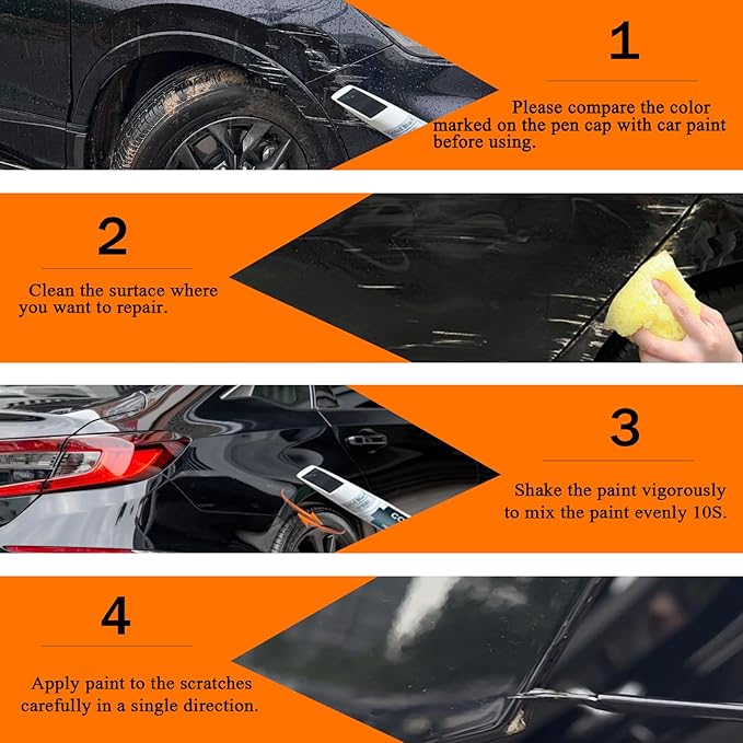 Lunar Silver Metallic Touch Up Paint Compatible - Image 6
