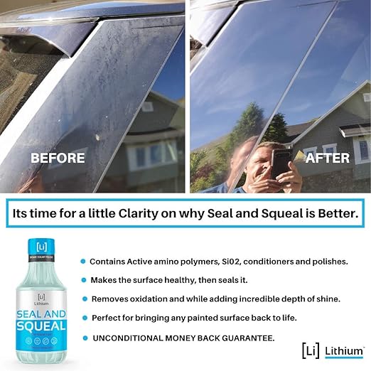 Lithium Seal and Squeal Car Paint Restorer, Polish and Sealant