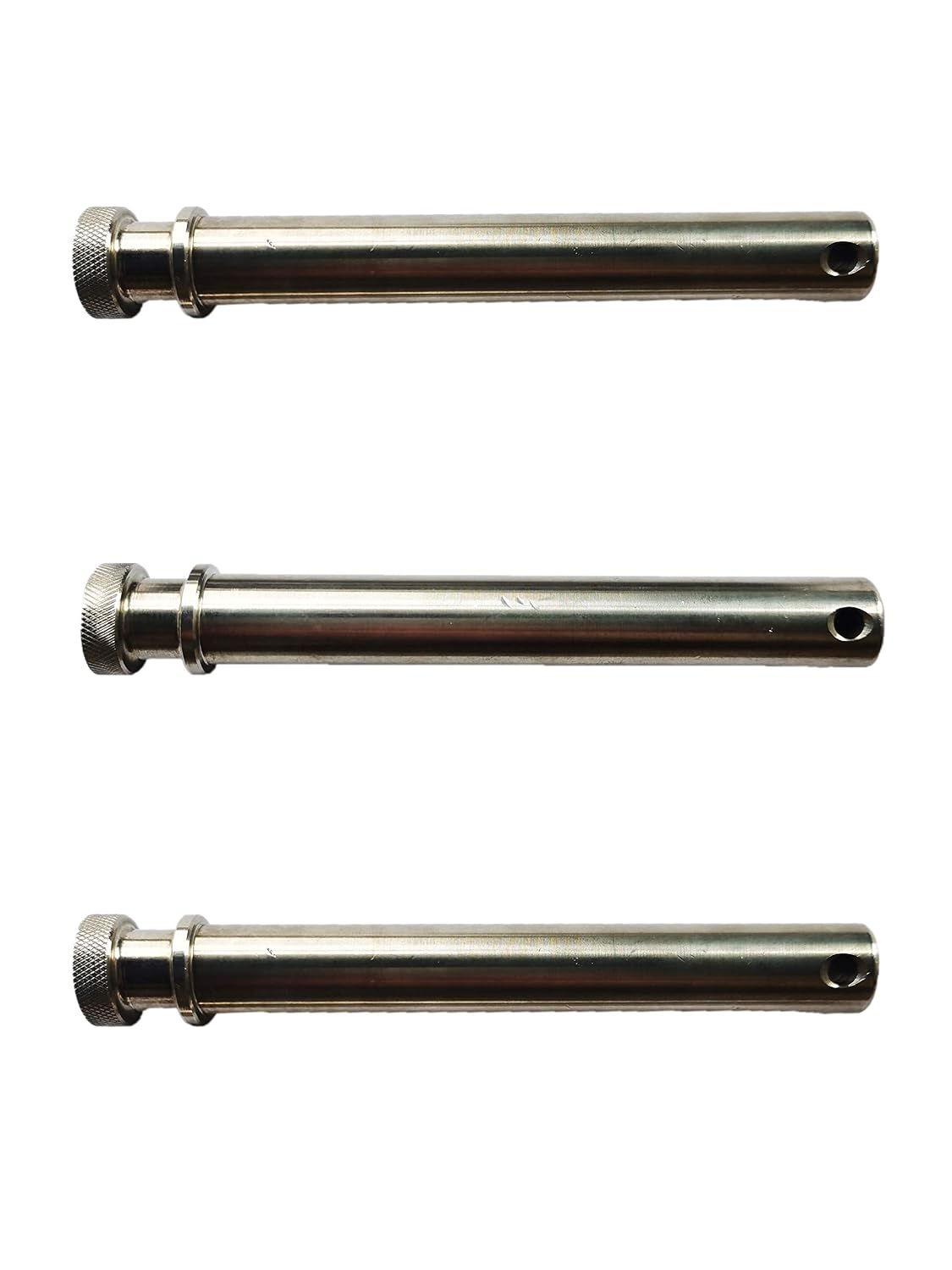 TS35010 Hitches Tow and Stow Stainless Steel Receiver Replacement for 2" & 2.5" Hitch Pins Keeper Clips (Silver)