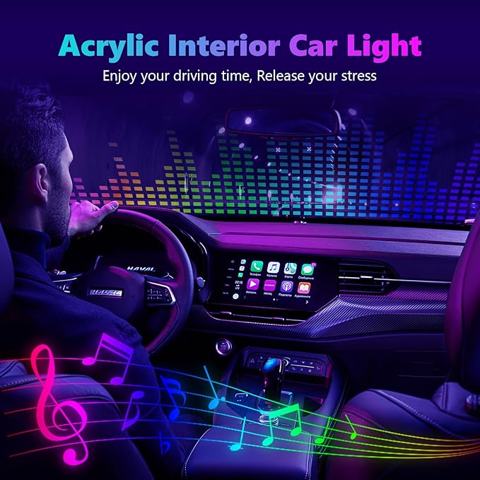 AMKI Dreamcolor Acrylic Interior LED Strip Light, Neon Light - Image 8