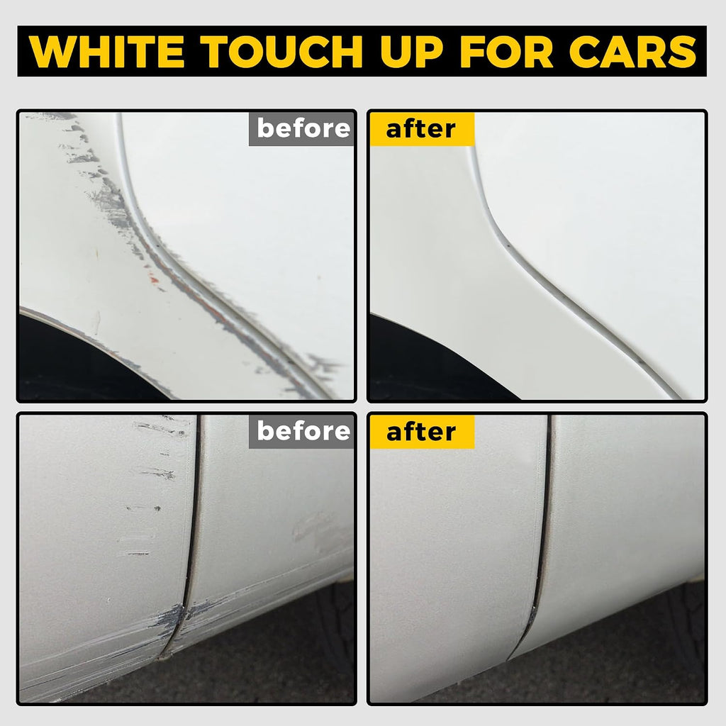 SELEAD Jumbo Tire Marker White - 4 Pack 15mm Wide Tip Paint Pens for Car Tires Lettering, Large Capacity Premium Ink Waterproof Permanent Markers