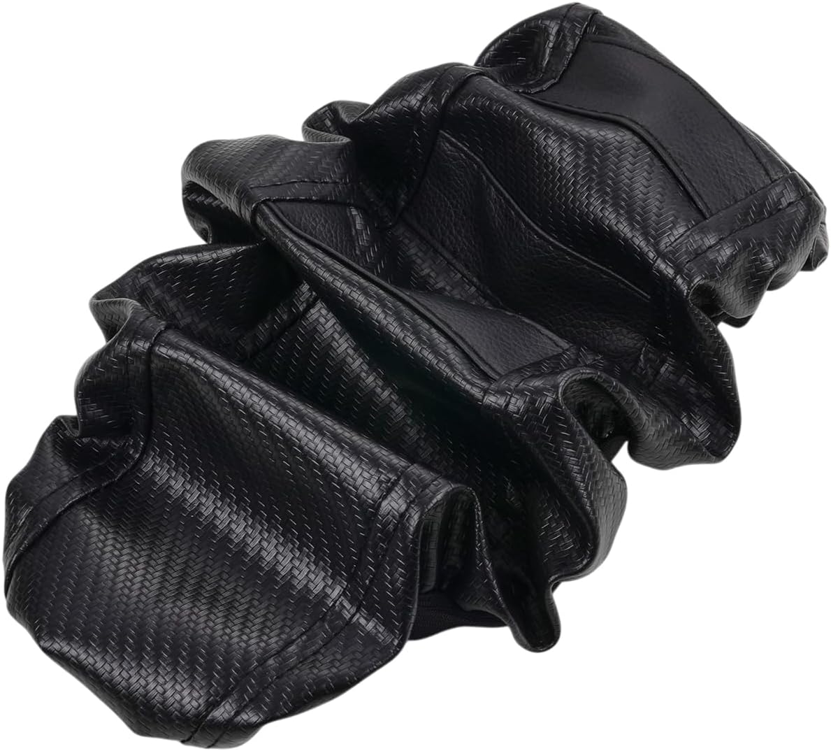 CHANGCHENG Electric Dirt Bike Seat Cover for X1 Spark PVC Material Motorcycle Seat Cover Thick and Sturdy Black with Black Stripes