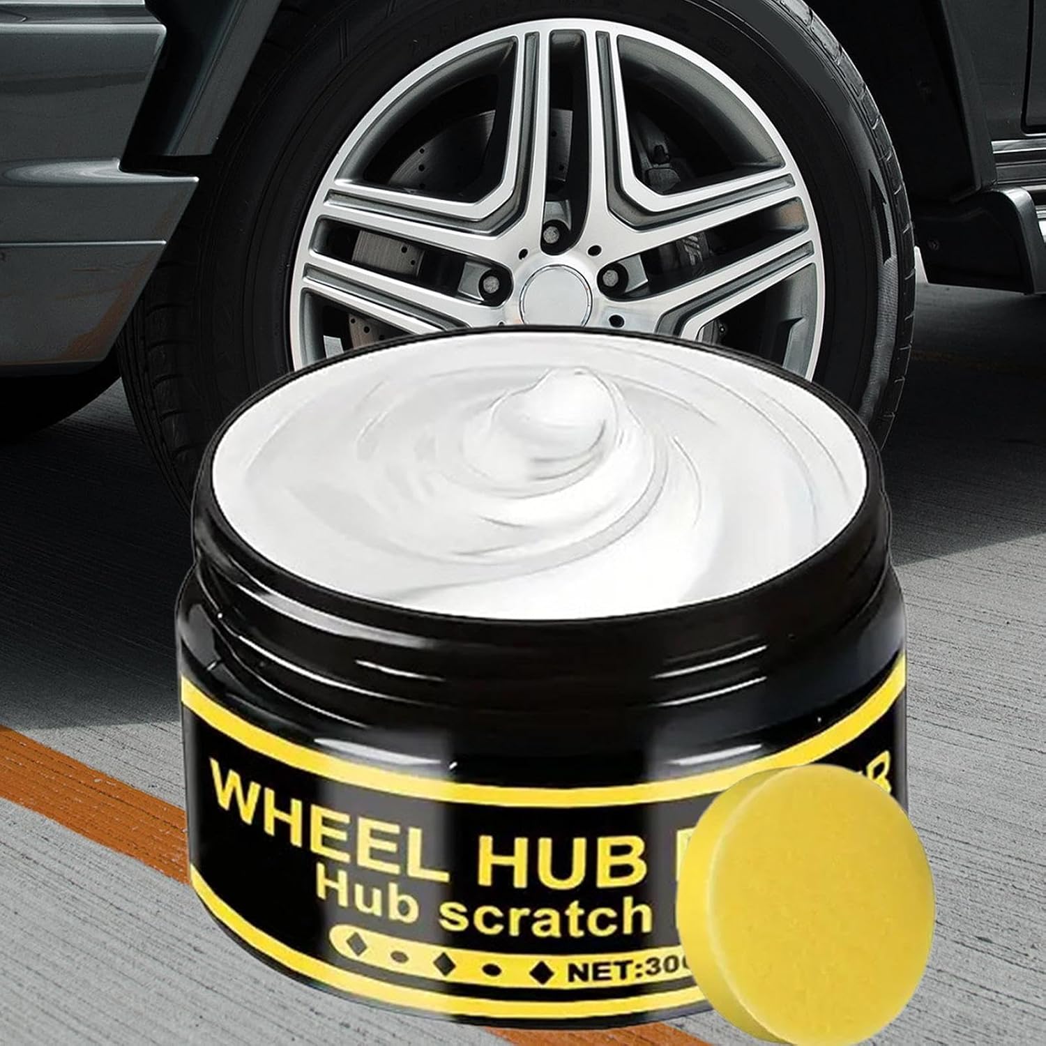 Wheel Rim Repair Kit - Scratch Wax and Metal Polishing Set for Chrome Surfaces | Ideal for Aluminum, Motorcycle, Boat, Truck, Car Door, Bumper, and Automotive Detailing Projects