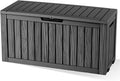 drato 90 gallon deck boxes outdoor waterproof, resin, main product view