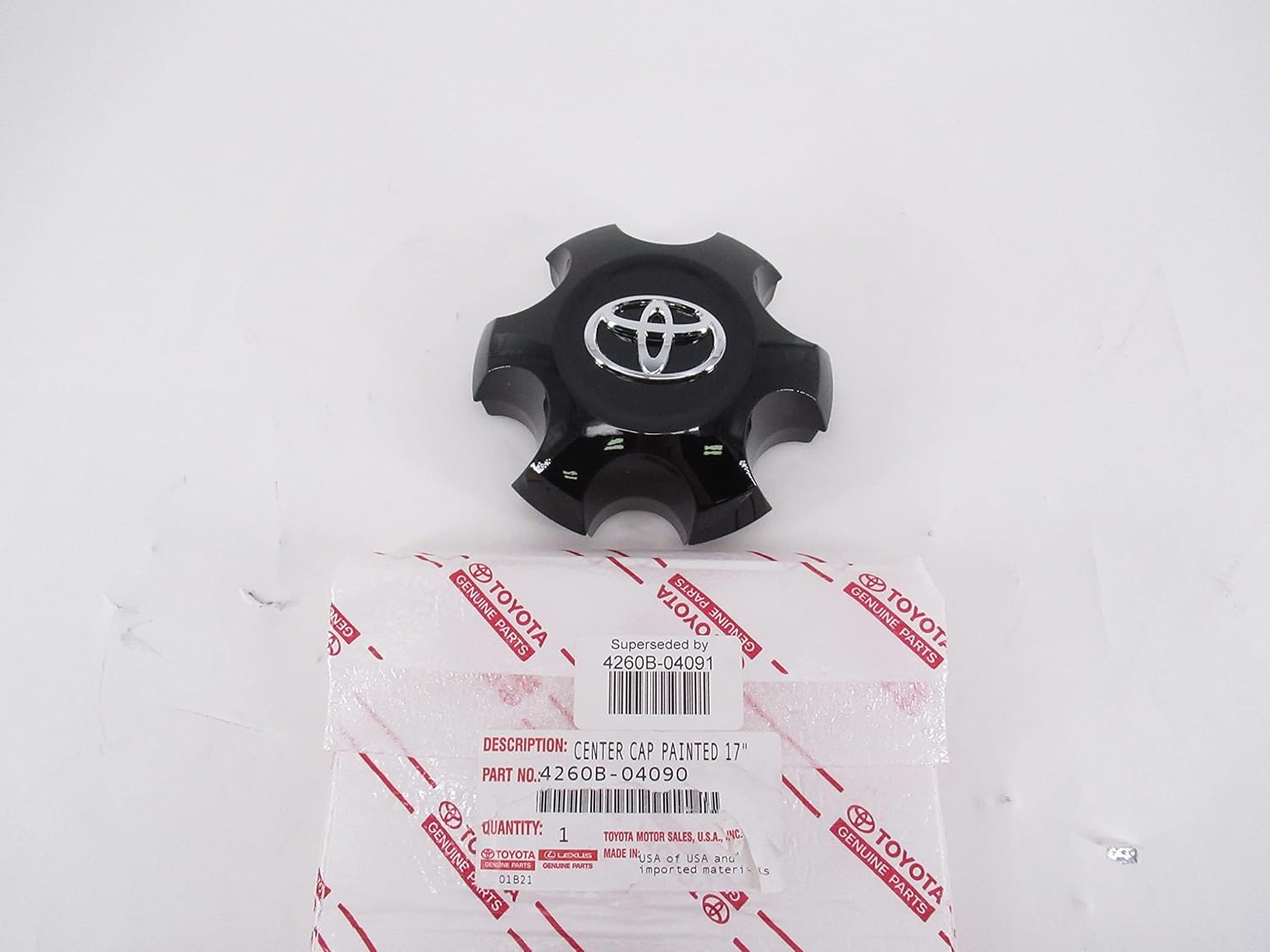 OEM Genuine Toyota Wheel Cover Sub-Assembly Center Cap 4260B-04090 4260B04090 4260B-04091