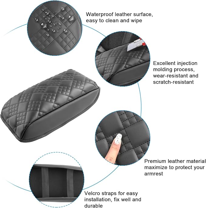 SXCY for 2025 Nissan Kicks Armrest Cover Pad for 2025+ Nissan Kicks Center - Image 4