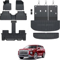 GALVAGNIATE Floor Mats for 2020-2024 2025 Hyundai Palisade 7-seat/8-seat Trunk by GALVAGNITE