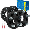 PHILTOP 5x4.5 Wheel Spacers 15mm,5x114.3mm Hub-Centric Spacer with 64.1mm Hub Bore M12x1.5 Studs fit for CR-V,Accord,Civic,HR-V,RDX,Pilot,Odyssey,MDX,TL,Element,TSX,TLX,Black,4 Pcs