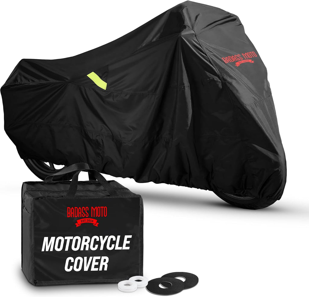 Badass Moto Ultimate Motorcycle Cover Waterproof Outdoor Heavy Duty Durable All