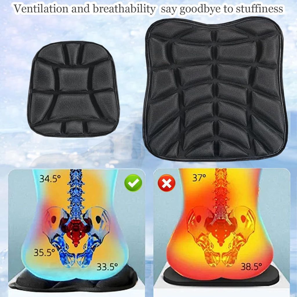 Motorcycle Seat Cushion for Honda VTX 1300 R/S/VTX 1800 C/F/N/R/T/VTX 1800 Classic Style, Gel Comfort Seat Cover with Breathable Pressure Relief Anti-Slip Shock Absorption Saddle Pads