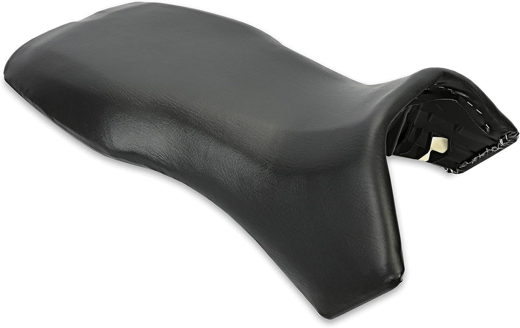 ALMULOO Seat Compatible With 2005-2014 Polaris Sportsman 400/450/500/600/700/800 Hawkeye 400 Black Leather Seat Cover Replace For 2683433-070, 2684882-070