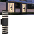 18inch LED Square Up & Down Wall Lights, 24W Outdoor Wall Light 4000K Day White