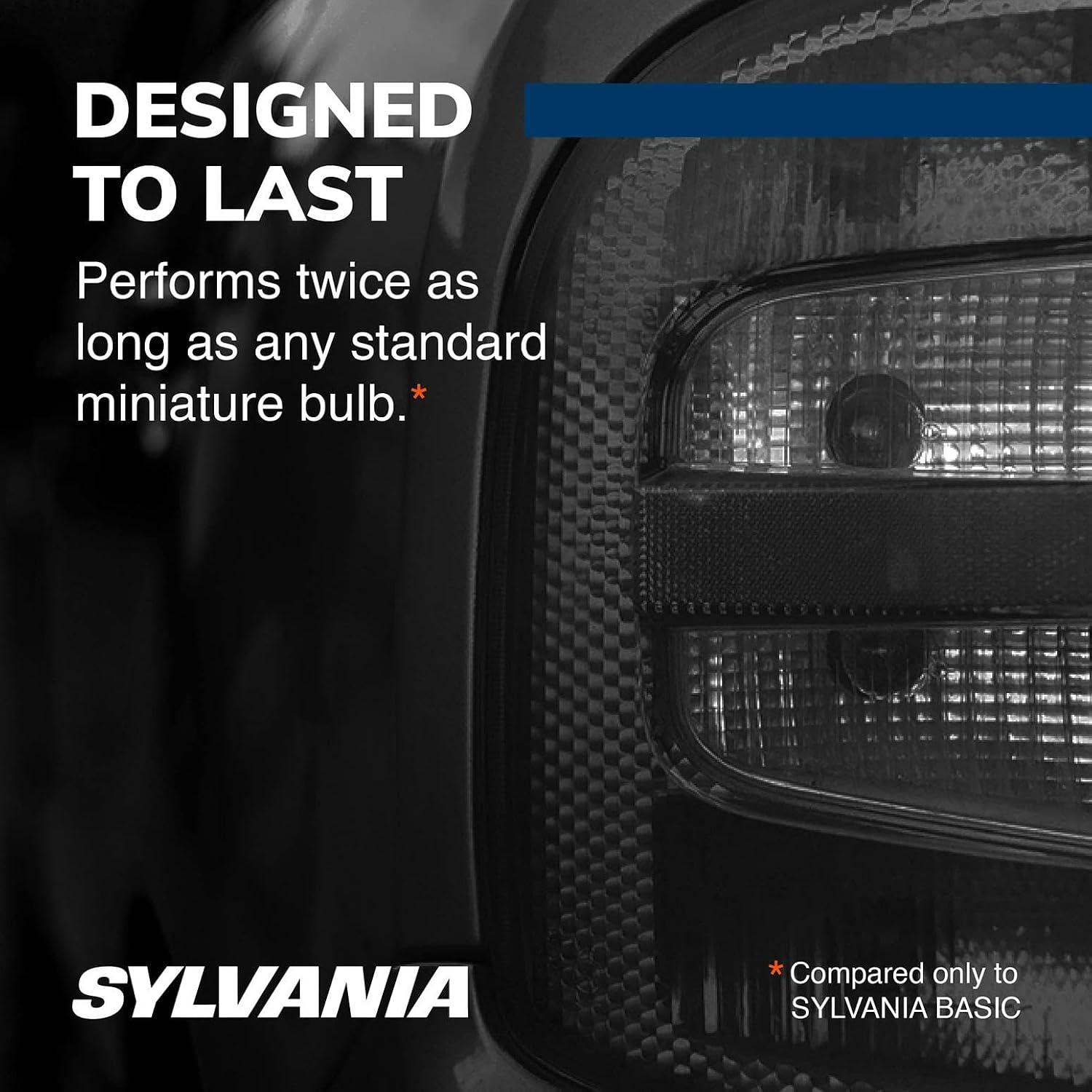 SYLVANIA - 2825 SilverStar Mini Bulb - Brighter and Whiter Light, Ideal for Interior Lighting - Map, Cargo and License Plate (Contains 1 Bulb)