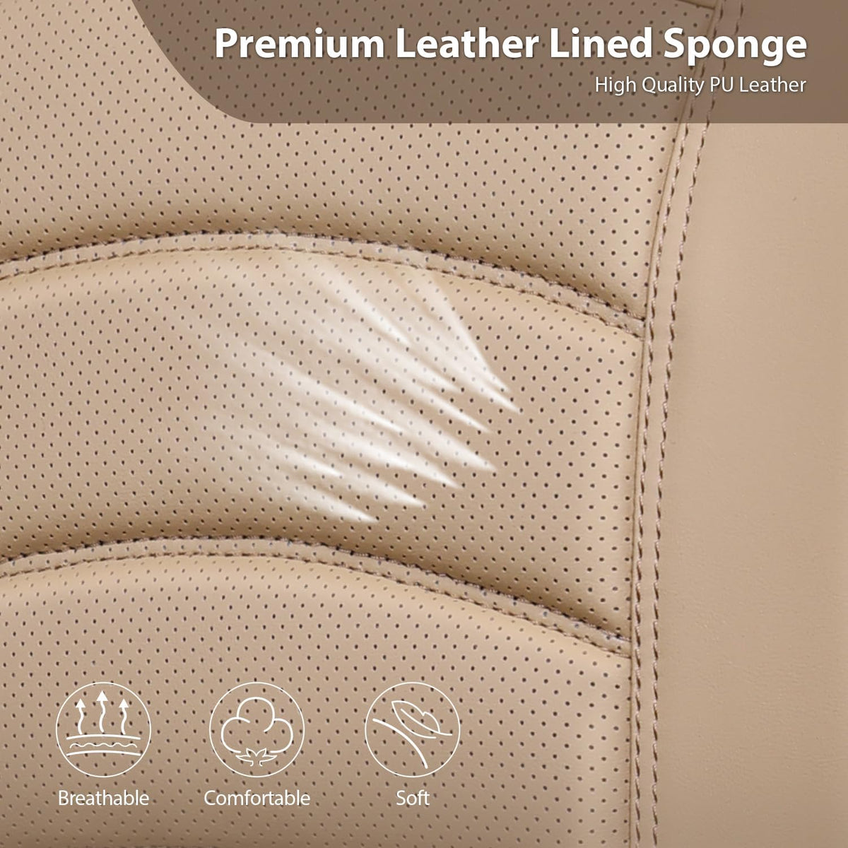 car pass 3d foam pu leather car seat on a desk or shelf
